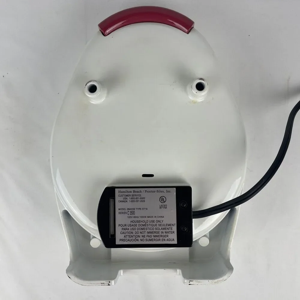 Proctor Silex Morning Baker Waffle Iron Model 26400 Vintage Tested Working